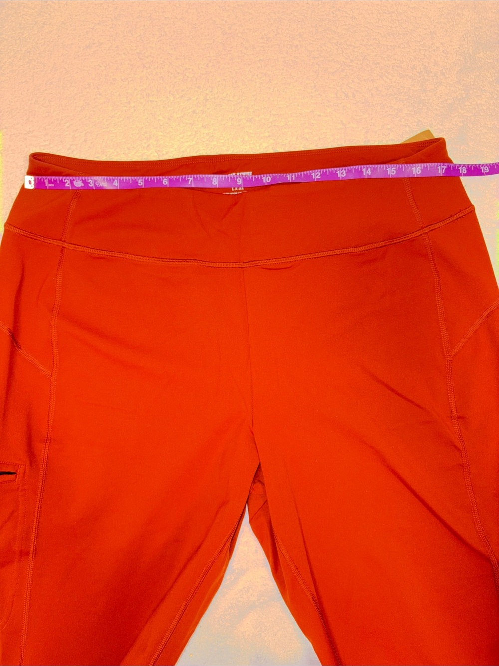 Duluth Trading noga supplex Wide-Leg Pants in Brick Red women’s lg 31 - Picture 4 of 12